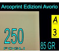 250 FF CARTA AVORIO PER STAMPANTE LASER E INKJET A3