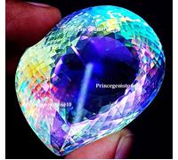 250 + KT Mystic Quarzo Decorato Forma Certificato Loose Gemma Con Omaggio