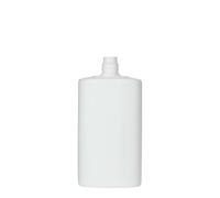 250 ml Flacone in plastica 'Indy', ovale, HDPE, bianco, imboccatura: a vite
