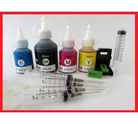 Canon Kit inchiostro compatibile per ricarica cartucce 250 – 550 ml (250 ml nero + 3x100 ml colore)