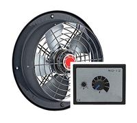 250 mm industriale - Ventilatore a Parete con finestra regolatore di velocità 300 Watt del ventilatore assiale elicoidale elicoidali aspiratori aspiratore ventilacion finestra Muro