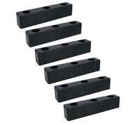 250 mm x 51 mm quadrato standoff gomma buffer blocco paraurti pad stop rimorc...