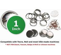 250 Pack - 1 Pollice Diametro Del Perno Pulsanti Apparecchi For Il Distintivo Fare Parti Di Metallo Backpins,Attrezzatura Efficiente
