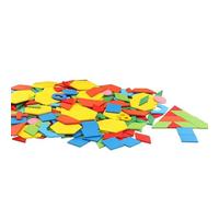 250 PCS Cards Road Trip Game Oftare per Viaggi in Legno Tangram Puzzle per Bambini Block Pattern