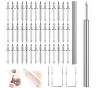 250 Pcs Double-Head Skirting Thread Seamless Nail, Double-Headed Nails, Invisible Screws & Specific Sleeve Tool, for Seamless Skirting Thread with The Solid Wood Baseboard (300PCS)