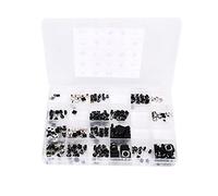 250 Pcs Tact Push Switch Micro Combination Kit, Tactile Switch Assortment with 25 Values, Momentary Button Switch for Television Audio Equipment Computers and Household Appliances
