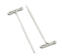 250 pezzi 32 mm 1 1/4" t-pins Safety pins pin dritto in acciaio finitura