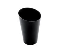 250 pezzi BICCHIERINO CONICO Monous. Nero 75cc 5 x 5cm x h 7,5cm NUOVI