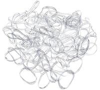 250 pezzi capelli chiari permanenti elastici trasparenti fasce per capelli chiari multifunzionali piccoli legami per capelli per le ragazzeTrattamento pratico