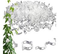 250 Pezzi Clip da Giardino, Supporto per Piante, Sostegno per Piante da Giardino,Plastica Garden e Fiori,Clip per Innesti Giardinaggio,Pomodoro Verdure, per Piante Rampicanti, Trasparenti