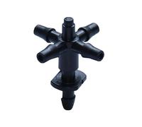 250 Pezzi di irrigazione a Goccia, connettore a Croce a 4 Vie, gocciolatore, deviatore d'Acqua a Croce a 5 Vie, Adattatore a Freccia for gocciolamento, connettore a Spina da 1/8"
