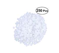 250 pezzi di perline di plastica UV multicolore, perline trasparenti, perline di pony reattive ai raggi UV che cambiano colore magic
