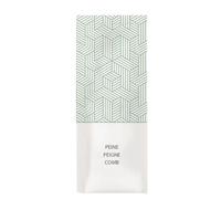 250 pezzi - Pettini rivestiti Bianco 'Therapy' 12,5 x 2,8 cm Beige Pp