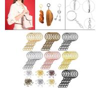 250 pezzi portachiavi spazi vuoti portachiavi risultati anelli divisi