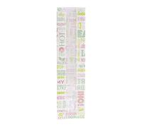 250 pezzi - Sacchetti Baguette con finestra Eco 'Parole' 32 G/M2 9+6X35 cm Bianco Perg. Antigrasso