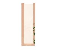 250 pezzi - Sacchetti per pane con finestra Eco 'Feel Green' 32 G/M2 14+4 x 60 cm Natural Kraft