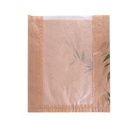 250 pezzi - Sacchetti per pane con finestra Eco 'Feel Green' 32 G/M2 26 + 4 x 30 cm naturale Kraft