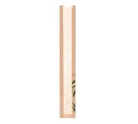 250 pezzi - Sacchetti per pane con finestra Eco 'Feel Green' 32 G/M2 9+6 x 60 cm Natural Kraft