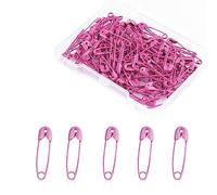 250 Pezzi Spille da Balia Piccolo, 19mm Spille da Balia Piccole Mini Spille da Balia per Abbigliamento Cucito Artigianato Creazione di Gioielli (Rosa)