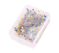 250 pezzi spilli da cucito con testa a sfera in vetro per la decorazione di gioielli