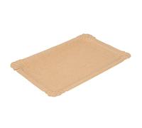 250 pezzi - Vassoi pasticceria - Piccole 20 x 13 cm naturale Kraft