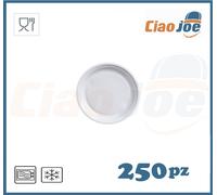 250 Piatti Plastica Dessert Piani - Microonde Monouso Dolci Catering