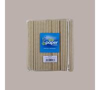 250 Pz Cannucce Imballaggi Alimentari Carta Biodegradabili Avana Dritte Dm6 H200 Straws Food