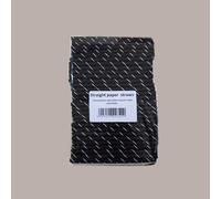250 Pz Cannuccia Carta BIO Nero Spirale Corte Dritte Dm7 H150mm