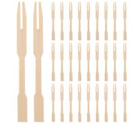250 pz Forchette da Frutta Forchette da Antipasto Forchette da Dessert in Bambù