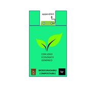 250 SACCHETTI A STRAPPO CON MANICI E APPENDINO 22+12x40 BIODEGRADABILI COMPOSTABILI A NORMA EN13432 PER ASPORTO MERCI E DIFFERENZIATA UMIDO -BIOCOMPOSTABILE- MISURA IDEALE PER ORTOFRUTTA