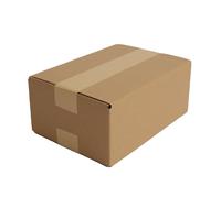 250 scatole pieghevoli 245 x 180 x 110 mm scatole a 2 onde cartone per spediz...