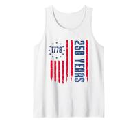 250 Years America Anniversary 250th Independence Day Freedom Canotta