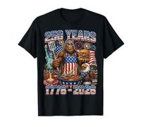 250 Years American 1776 2026 250th 4th July Independence Day Maglietta