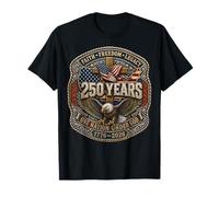 250 Years American 1776 2026 250th 4th July Independence Day Maglietta