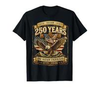 250 Years American 1776 2026 250th 4th July Independence Day Maglietta