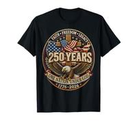 250 Years American 1776 2026 250th 4th July Independence Day Maglietta
