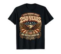 250 Years American 1776 2026 250th 4th July Independence Day Maglietta