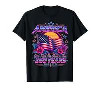 250 Years American 1776 2026 250th 4th July Independence Day Maglietta