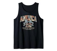 250 Years Anniversary America 1776-2026 USA 250th Birthday Canotta