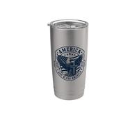 250 Years God Bless America Catholic 250th Birthday 4th Luglio Bicchiere termico in acciaio inox doppia parete