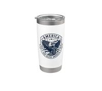 250 Years God Bless America Catholic 250th Birthday 4th Luglio Bicchiere termico in acciaio inox doppia parete