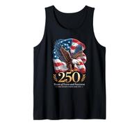 250 Years One Nation Under God - Eagle 1776 Faith American Canotta