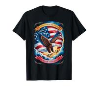 250 Years One Nation Under God - Eagle 1776 Faith American Maglietta