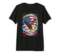 250 Years One Nation Under God - Eagle 1776 Faith American Maglietta Premium