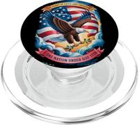 250 Years One Nation Under God - Eagle 1776 Faith American PopSockets PopGrip per MagSafe