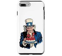250 Years Uncle Sam Cake 250th Birthday Custodia per iPhone 7 Plus/8 Plus