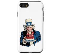 250 Years Uncle Sam Cake 250th Birthday Custodia per iPhone SE (2020) / 7/8