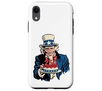 250 Years Uncle Sam Cake 250th Birthday Custodia per iPhone XR