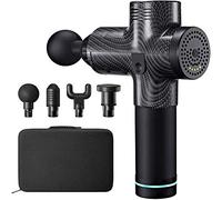 2500 mAh 4 Teste Professionale Pistola per Massaggio Tessuti profondi Pistola per Massaggio Muscolare Elettrico Terapia Massaggio per Fascia Massaggiatore per il Corpo della Pistola