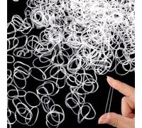 2500 Pezzi Elastici Trasparenti per Capell Fasce Elastiche Velate Piccole Elastico Capelli per Treccine Bambini Morbide Elastici Piccoli per Ragazze Intrecciati Acconciature da Sposa Bambina